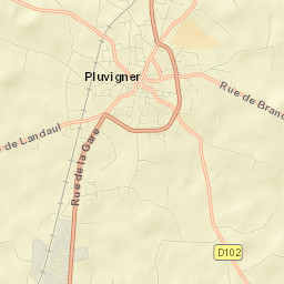 Pluvigner Street Map