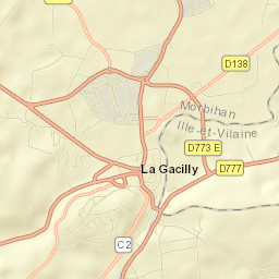 La Gacilly Street Map