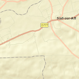 Sixt-sur-Aff Street Map