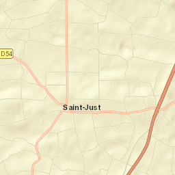 Saint-Just Street Map