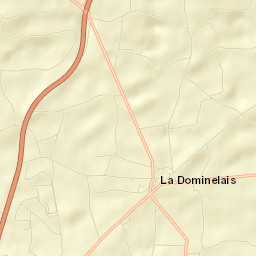 La Dominelais Street Map