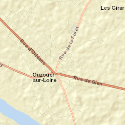 Ouzouer-sur-Loire Street Map