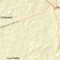 Champignelles Street Map