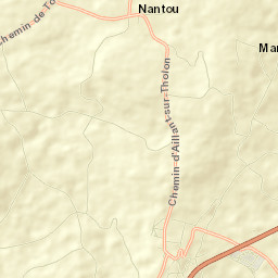 Pourrain Street Map