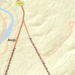 Augy Street Map