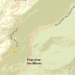 Plancher-les-Mines Street Map