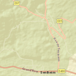 Sentheim Street Map