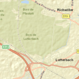 Lutterbach Street Map