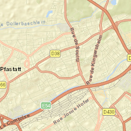 Pfastatt Street Map