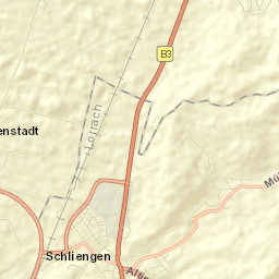 Schliengen Street Map