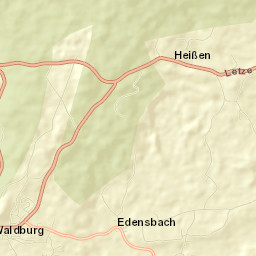 Waldburg Street Map