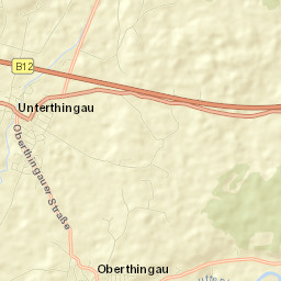 Unterthingau Street Map