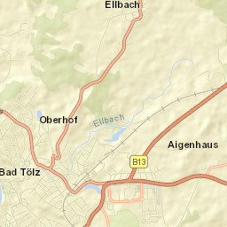Bad Tölz Street Map