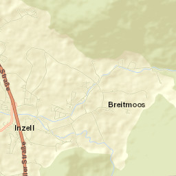 Inzell Street Map