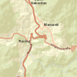 Mariazell Street Map