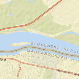 Nyergesújfalu Street Map