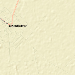 Szentistván Street Map
