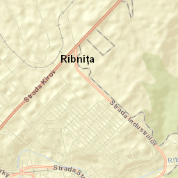 Rîbniţa Street Map