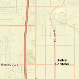Dalton Gardens Street Map
