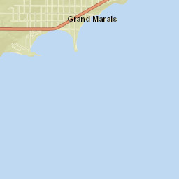 Grand Marais Street Map