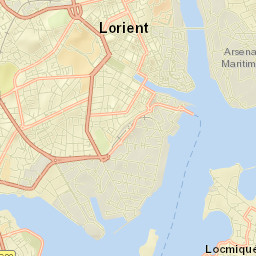 Locmiquélic Street Map