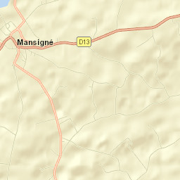 Mansigné Street Map