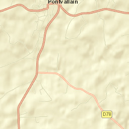 Pontvallain Street Map