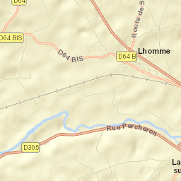 La Chartre-sur-le-Loir Street Map