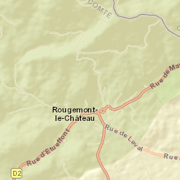 Rougemont-le-Château Street Map