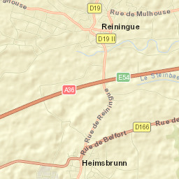 Reiningue Street Map