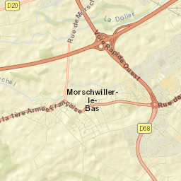 Morschwiller-le-Bas Street Map