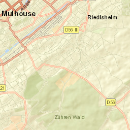 Riedisheim Street Map