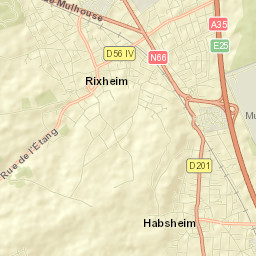 Habsheim Street Map