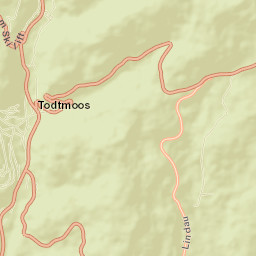 Todtmoos Street Map