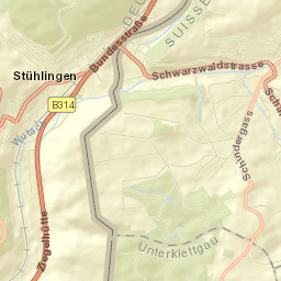 Stühlingen Street Map