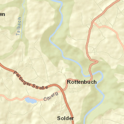 Rottenbuch Street Map