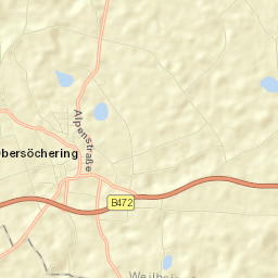 Obersöchering Street Map
