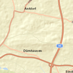 Sindelsdorf Street Map