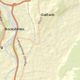 Gaißach Street Map