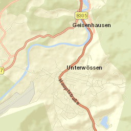 Unterwössen Street Map