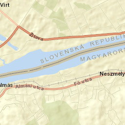 Neszmély Street Map