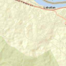Lábatlan Street Map
