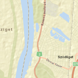 Sződliget Street Map