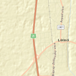 Lőrinci Street Map