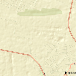 Karácsond Street Map