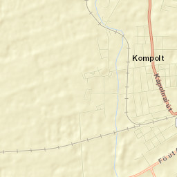 Kompolt Street Map