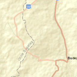 Comuna Budeşti Street Map