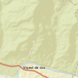 Comuna Vişeu de Jos Street Map