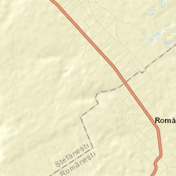 Românești Street Map