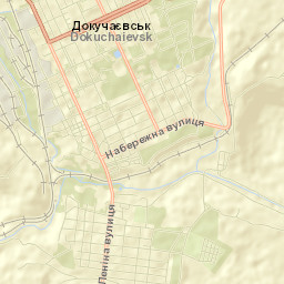 Dokuchayevs’k Street Map